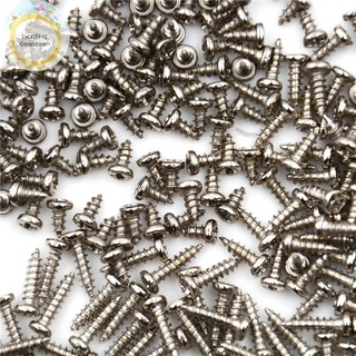 (Everso) Bộ 100 Ốc Vít m2 Đầu Tròn