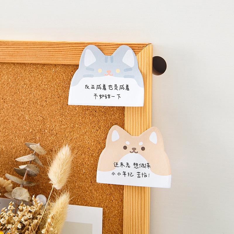 Hoạt Hình Vuông Post-it Note Miếng Dán Rách Miếng Dán Tin Nhắn Nhãn 45 Trang Văn Phòng Phẩm Ghi Nhớ Giấy Dán Ghi Chú -top3C01
