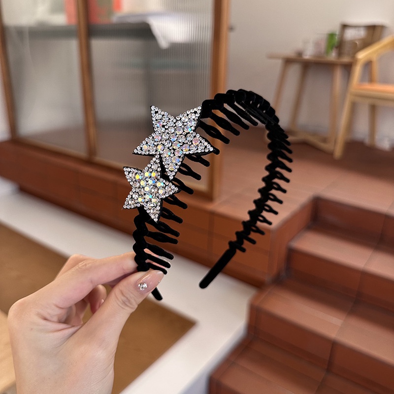 Băng Đô Cài Tóc Hình Ngôi Sao Lấp Lánh Phong Cách Mới 2023