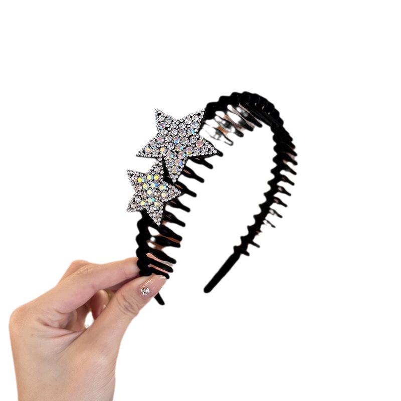 Băng Đô Cài Tóc Hình Ngôi Sao Lấp Lánh Phong Cách Mới 2023