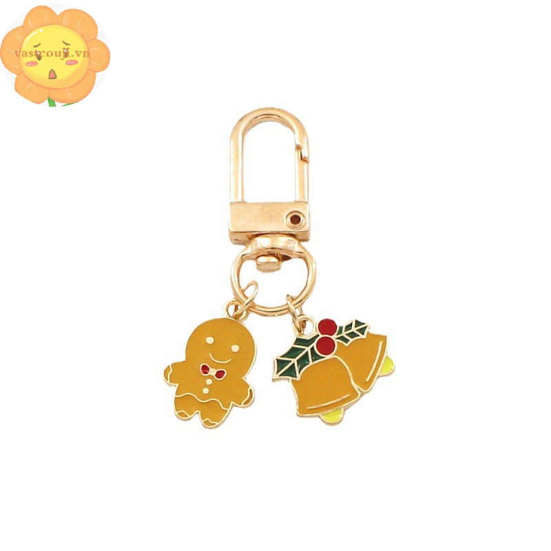 Vastji Móc Khóa Hình Chim Cánh Cụt / Hươu Cao Cổ Bằng Kim Loại Dễ Thương vn