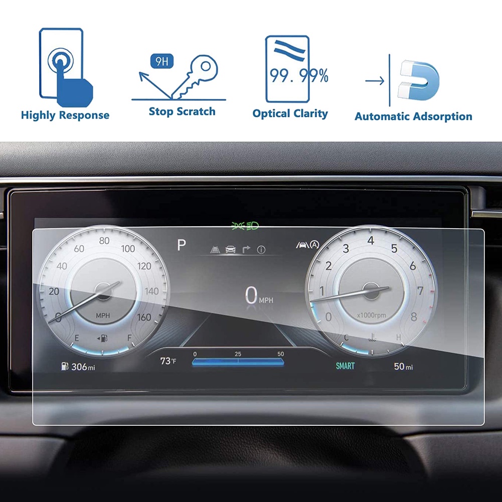 Kính Cường Lực Bảo Vệ Màn Hình Hiển Thị Cho hyundai tucson 2021 + 10.25-inch