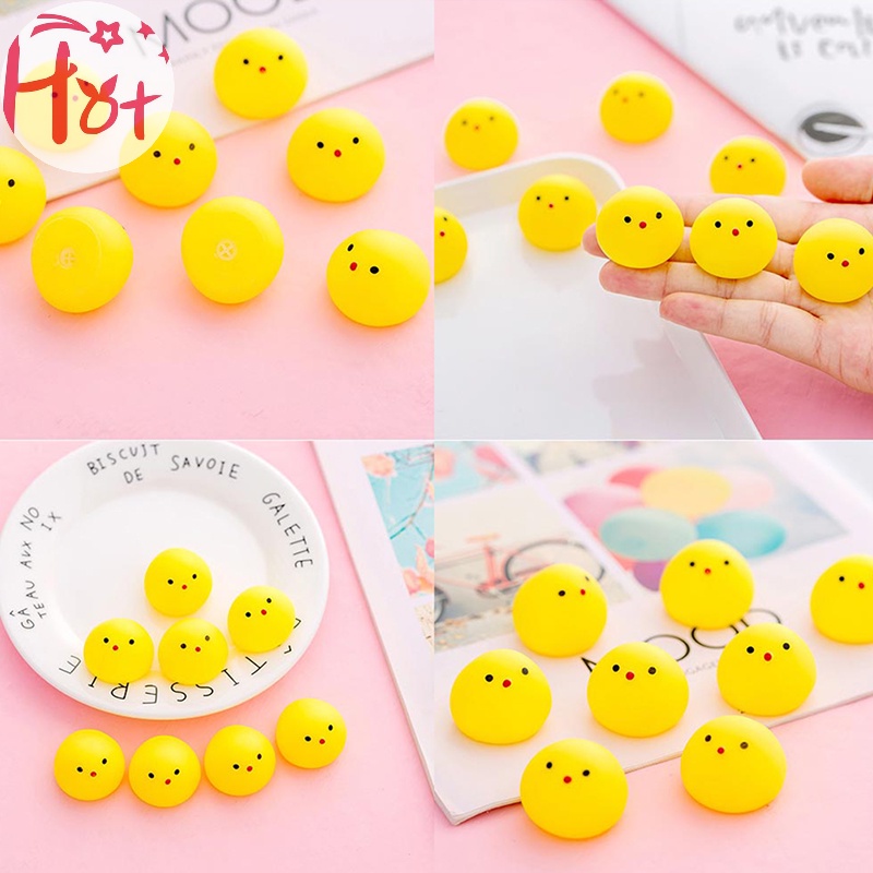 Jr 1 Đồ Chơi Bóp Giảm Căng Thẳng Hình Gà Con