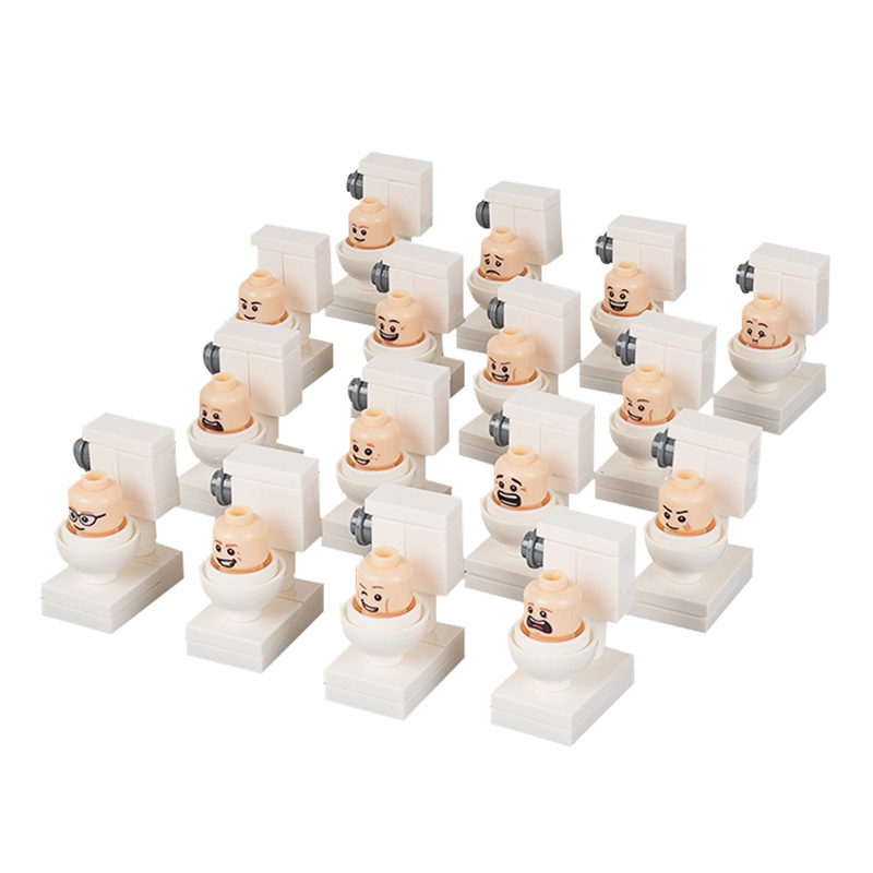 Skibidi Bộ Đồ Chơi Lắp Ráp Mô Hình toilet man vs Sáng Tạo Cho Bé