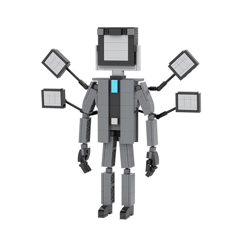 Skibidi Bộ Đồ Chơi Lắp Ráp Mô Hình toilet man vs Sáng Tạo Cho Bé