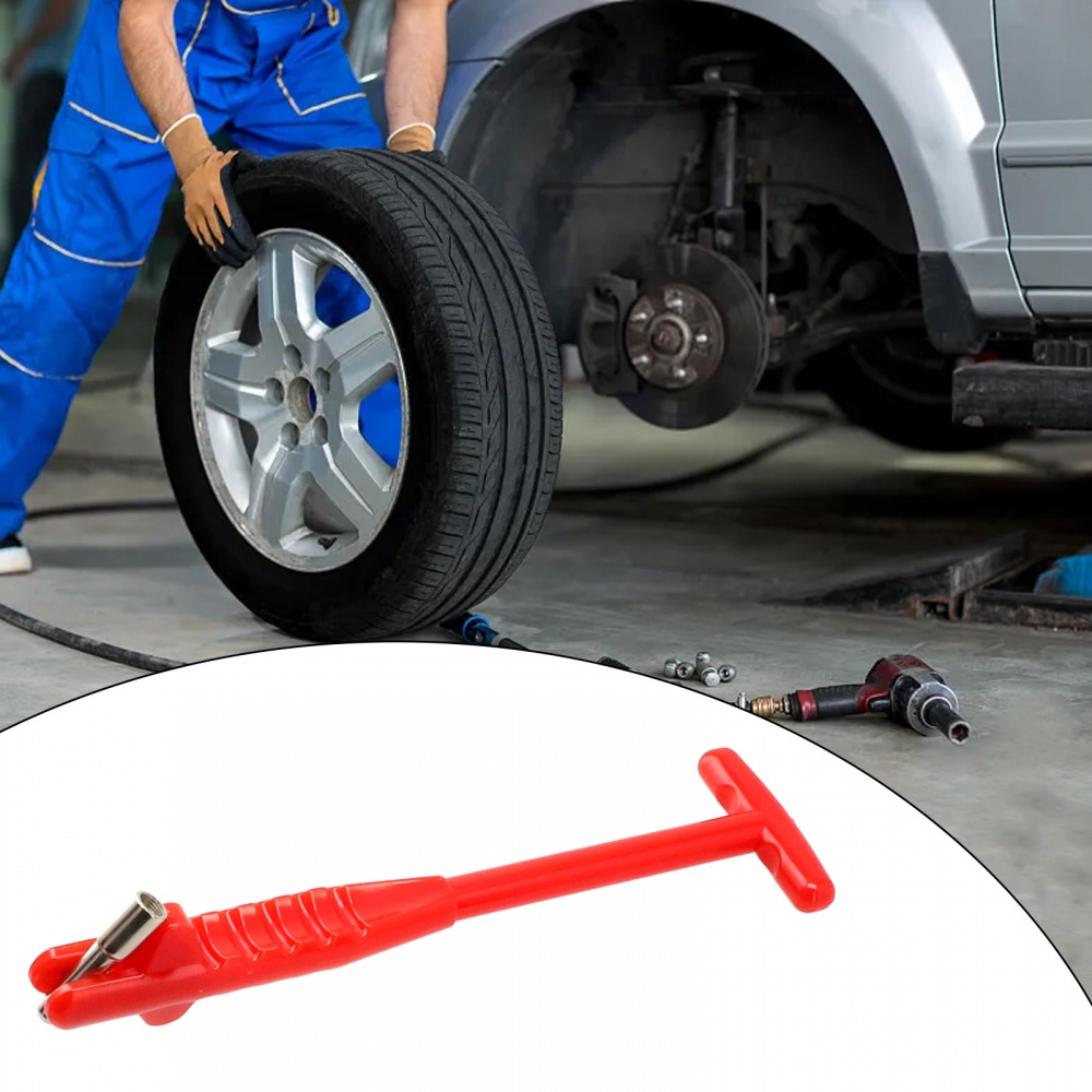 1 Dụng Cụ Tháo Van Bánh Xe Hơi Bằng Nhựa Và Kim Loại