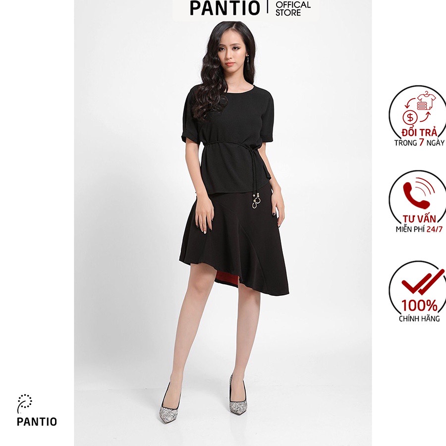Áo kiểu nữ thiết kế đơn giản không kèm đai BAS91376 - PANTIO