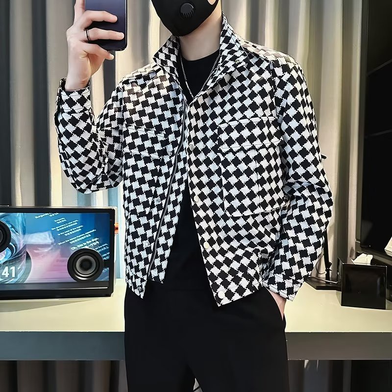 Áo Khoác Thời Trang Xuân Thu 2023 Phong Cách Mới Cho Nam