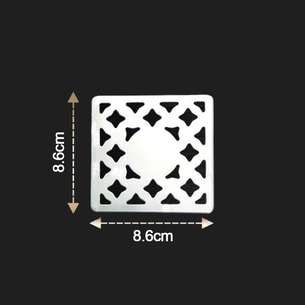 Sff Tấm Lọc Cống Thoát Nước Sàn Nhà Bằng Thép Không Gỉ Bền Không Gỉ Hình Vuông Cho Phòng Tắm