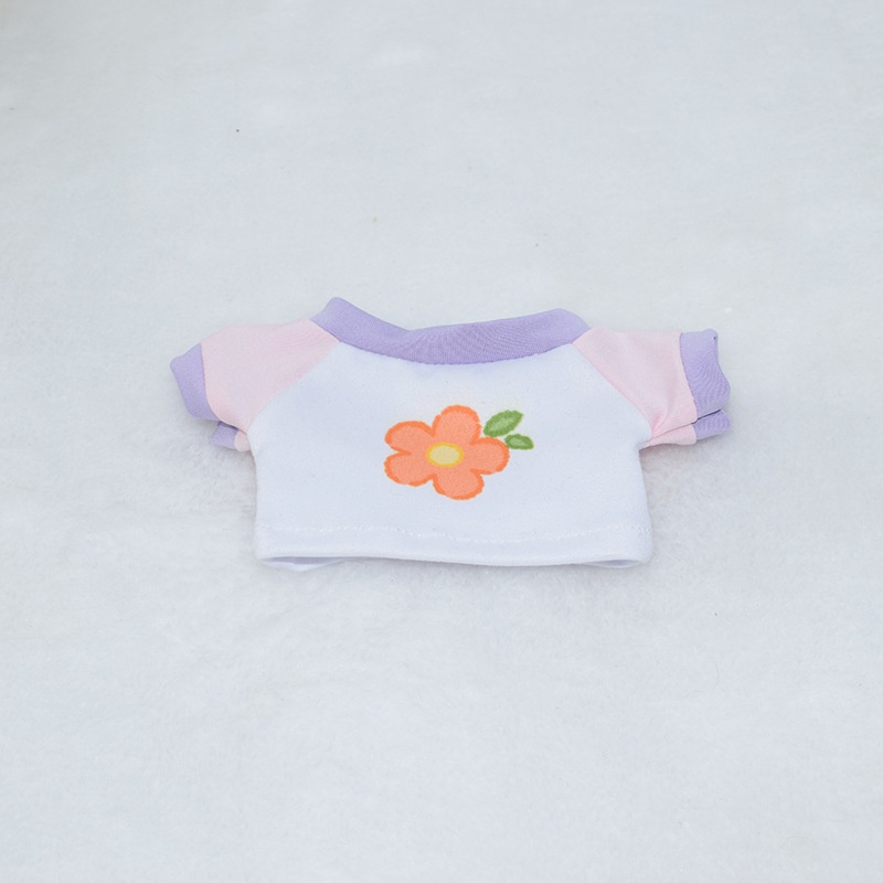 Mới Áo Thun cotton 20cm + Quần Short denim Thời Trang Cho Búp Bê