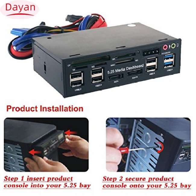 Đầu Đọc Thẻ Nhớ Đa Năng Cổng usb 3.0 sata Cho sd ms cf tf m2 mmc