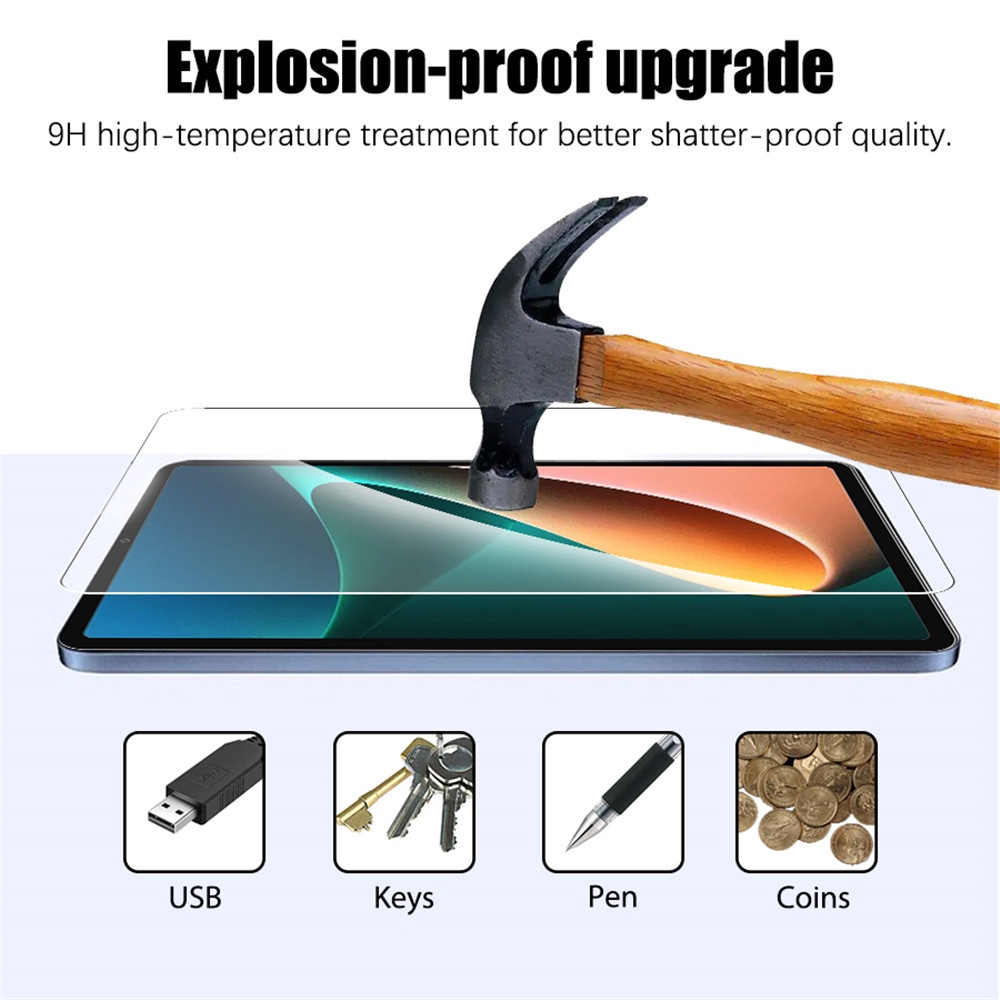 Set 2 Kính Cường Lực Bảo Vệ Màn Hình Cho xiaomi mi pad 5 pro xiaomi mi pad 6 redmi 11 10.6 inch