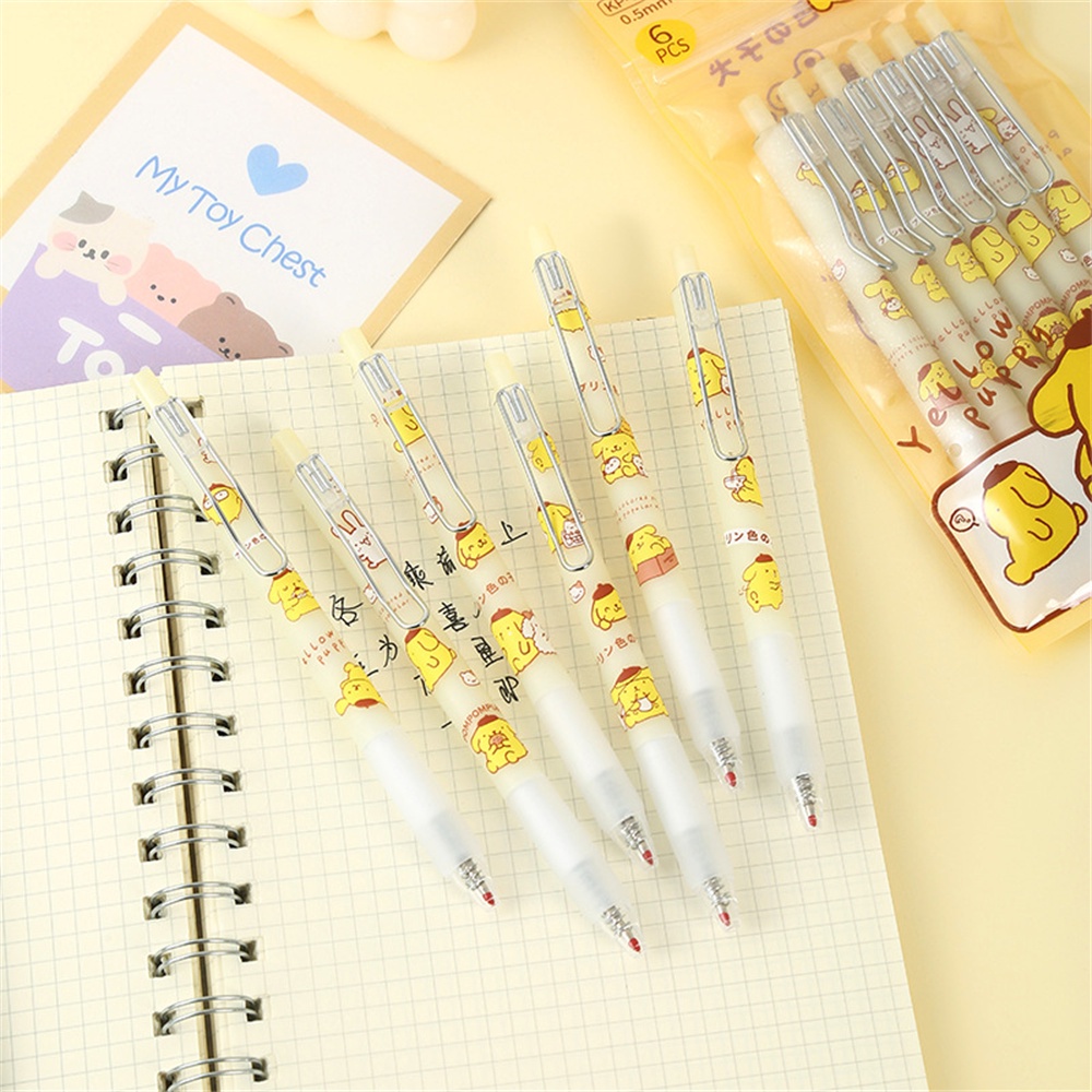 SANRIO 1 Bút Bi Nước Ngòi 0.5mm In Hình Vịt Dễ Thương