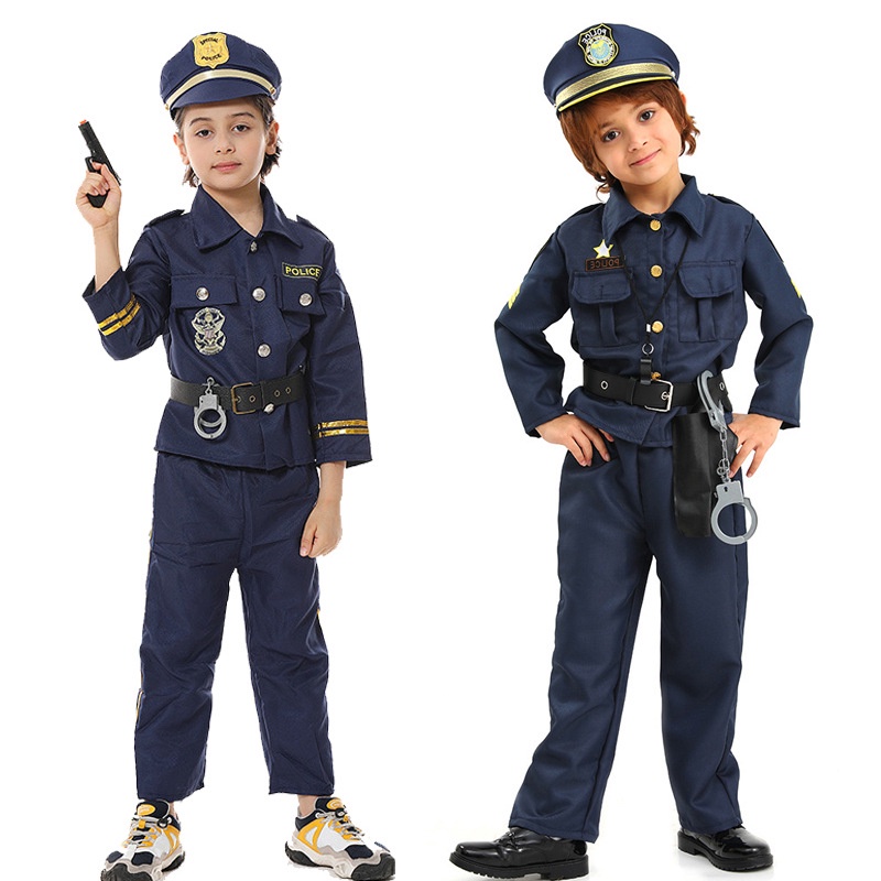 Bộ Trang Phục Hóa Trang Cảnh Sát Dịp halloween Cho Bé