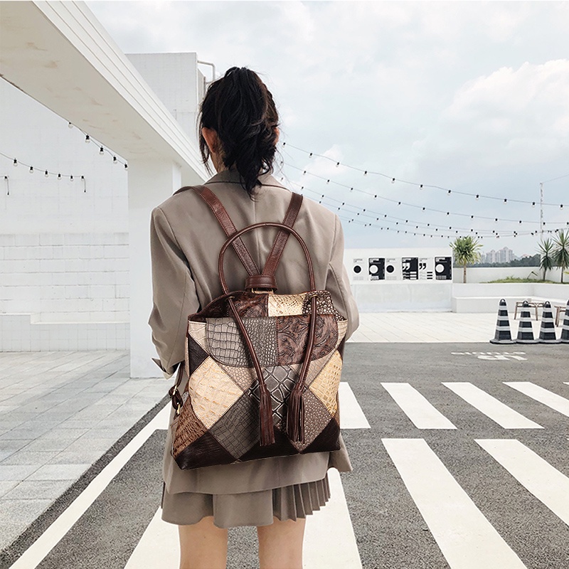 Cobbler legend Balo Da Thật Phong Cách vintage Cho Nữ