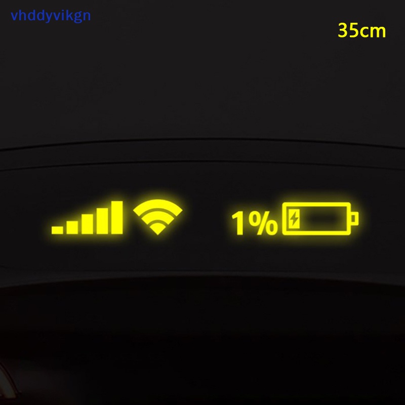 Vhdd Miếng Dán vinyl Phản Quang 1% Trang Trí Xe Hơi In Chữ Vui Nhộn vn