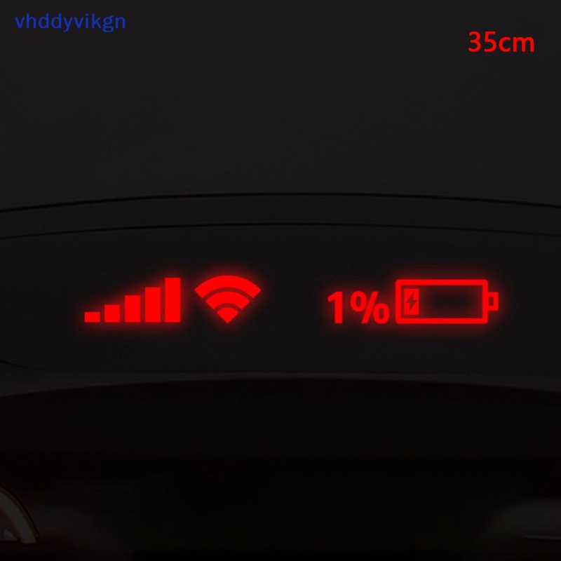 Vhdd Miếng Dán vinyl Phản Quang 1% Trang Trí Xe Hơi In Chữ Vui Nhộn vn