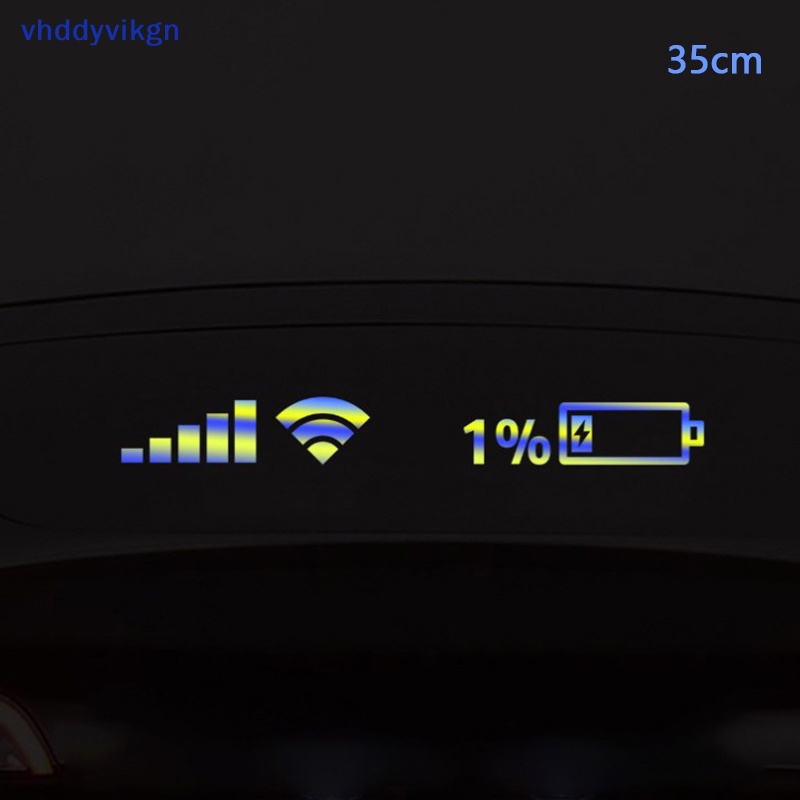 Vhdd Miếng Dán vinyl Phản Quang 1% Trang Trí Xe Hơi In Chữ Vui Nhộn vn