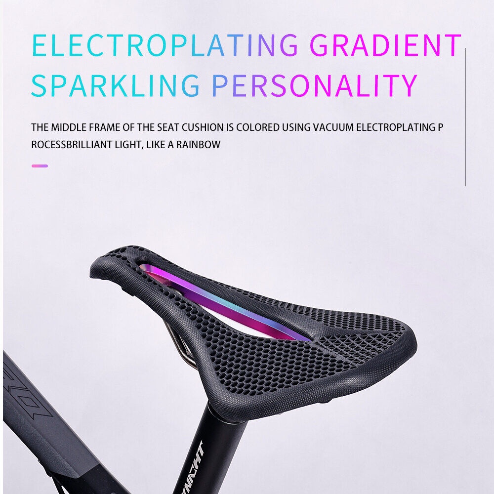 ESLNF Yên Xe Đạp Leo Núi Bằng Cao Su Hình Tổ Ong 3d Thoáng Khí Siêu Nhẹ Chống Trượt