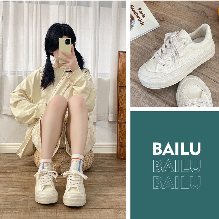 Giày Thể Thao Đế Mềm Màu Nâu Phong Cách retro Cho Nữ