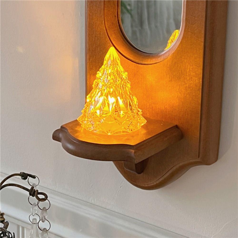 Bộ 2 Đèn led Hình Cây Thông Noel Trang Trí Không Gian