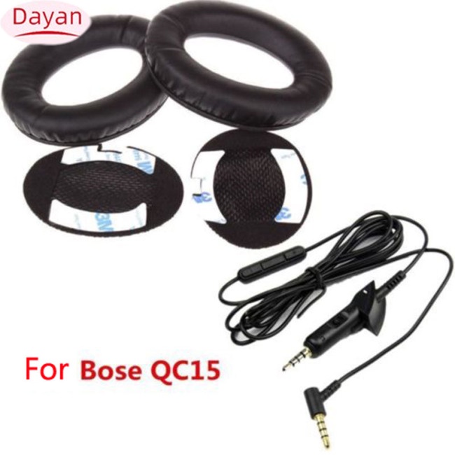 Đệm Tai Nghe Thay Thế + Dây Cáp Âm Thanh + Băng Đô Cho bose quietcomfort qc15 qc2