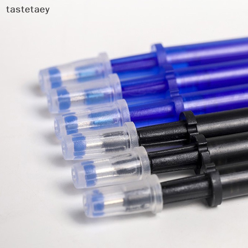 Set 100 Ruột Bút Mực gel 0.5mm Có Thể Xóa Được Màu Xanh Dương / Đen