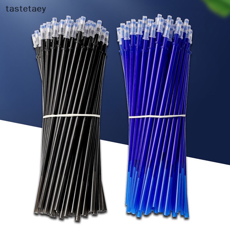 Set 100 Ruột Bút Mực gel 0.5mm Có Thể Xóa Được Màu Xanh Dương / Đen