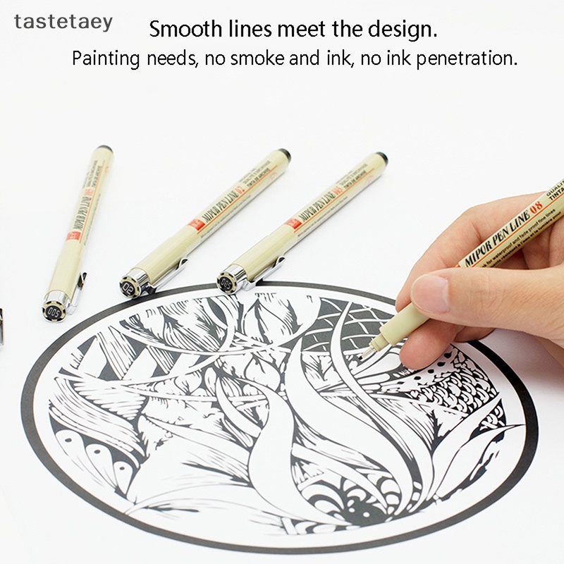 Tast Bút Lông Vẽ Phác Thảo Nghệ Thuật Chống Thấm Nước Ngòi micron neelde