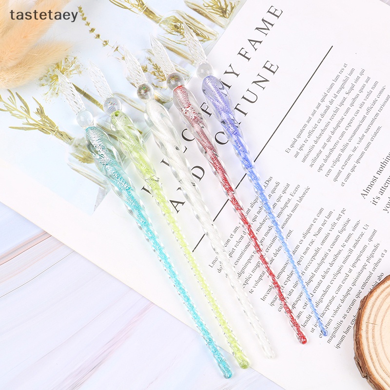 Tast Bút Chấm Mực vintage Bằng Thủy Tinh