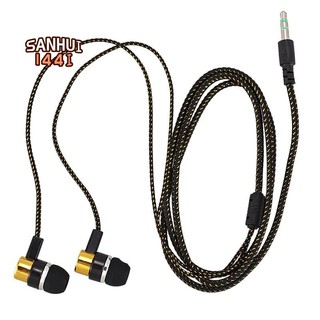Tai nghe nhét tai cách âm 1.1m với jack 3.5mm