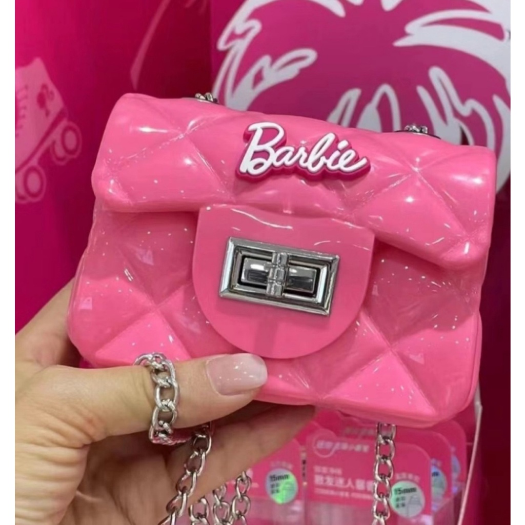 Túi Đeo Chéo Đựng Mỹ Phẩm Họa Tiết Búp Bê barbie