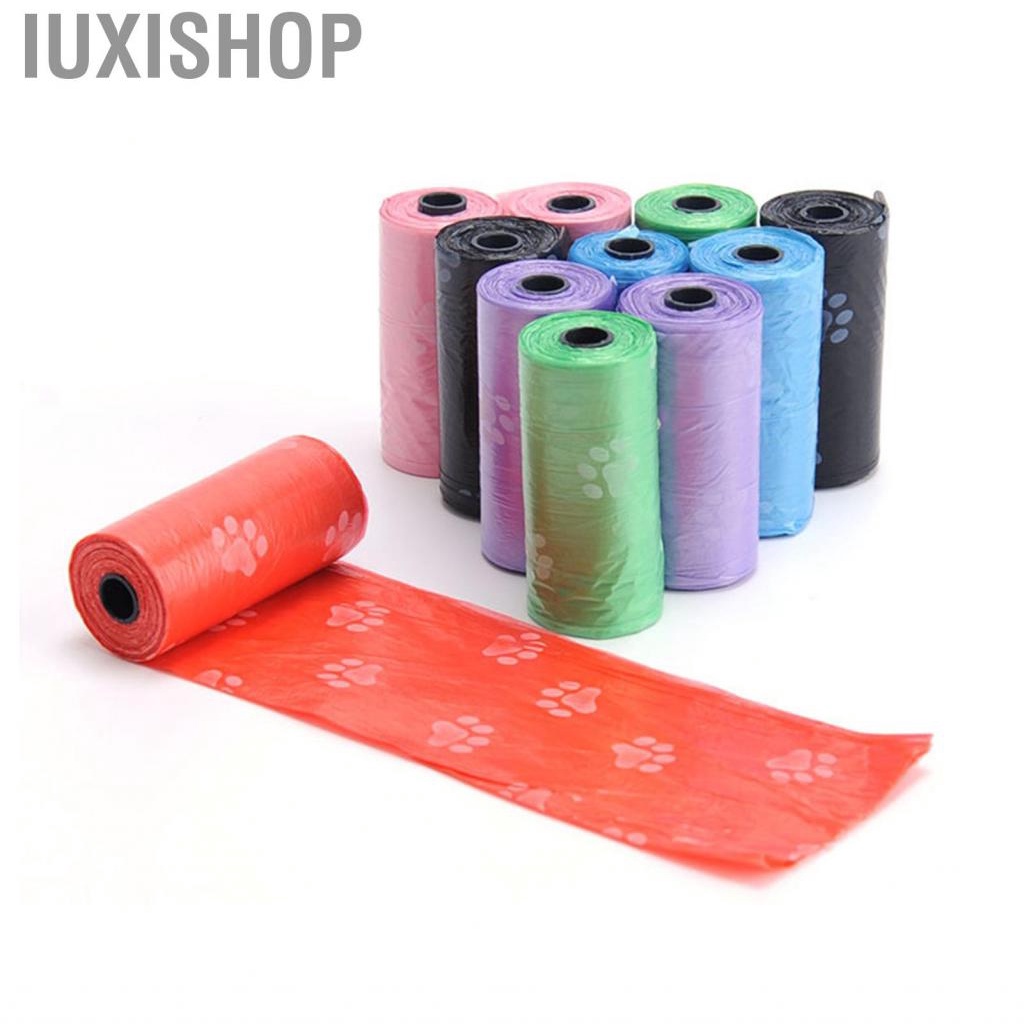 Iuxishop Poop Bags Roll Waste Garbage Dispenser Plastic  Leak Proof Easy Cleaning