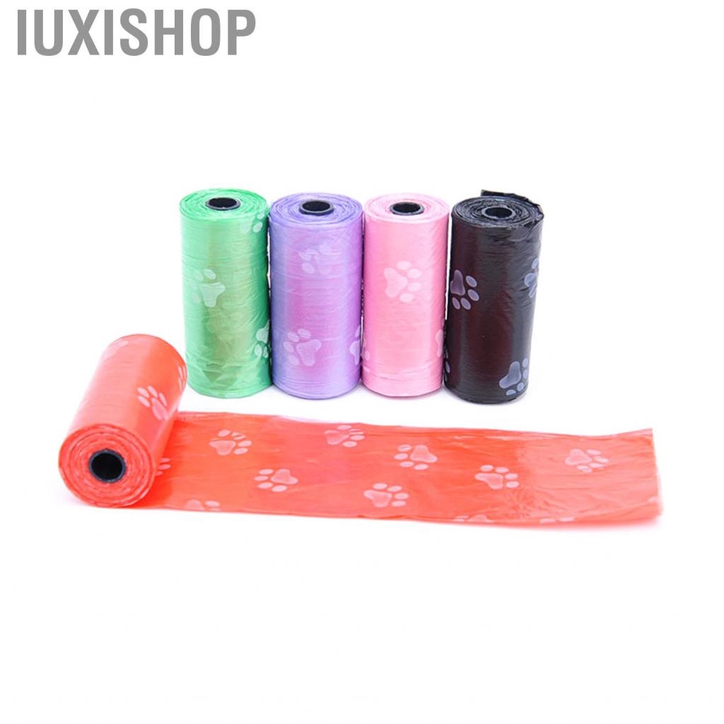 Iuxishop Poop Bags Roll Waste Garbage Dispenser Plastic  Leak Proof Easy Cleaning