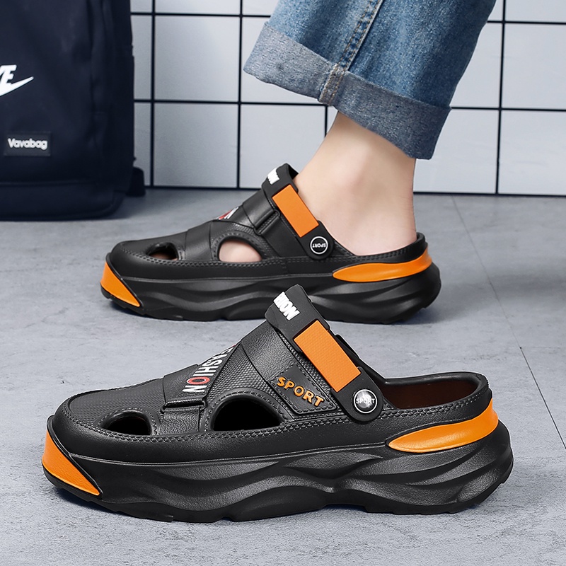 39-46 dép nam xốp dép đi biển nam Dép chống trượt Thời trang tông nam thoáng khí dép nam
