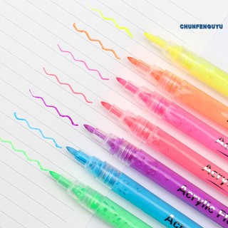 Bộ 7 bút vẽ tranh acrylic 0.7mm nhanh khô chống thấm nước 7 màu