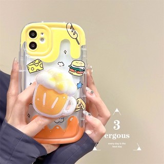 Ốp Điện Thoại Hình Phô Mai / Bia / Nước Hoa Có Túi Khí Chống Sốc Cho iphone 14 13 12 11 pro max se2020 x xr xs max 7 8 6 6s plus
