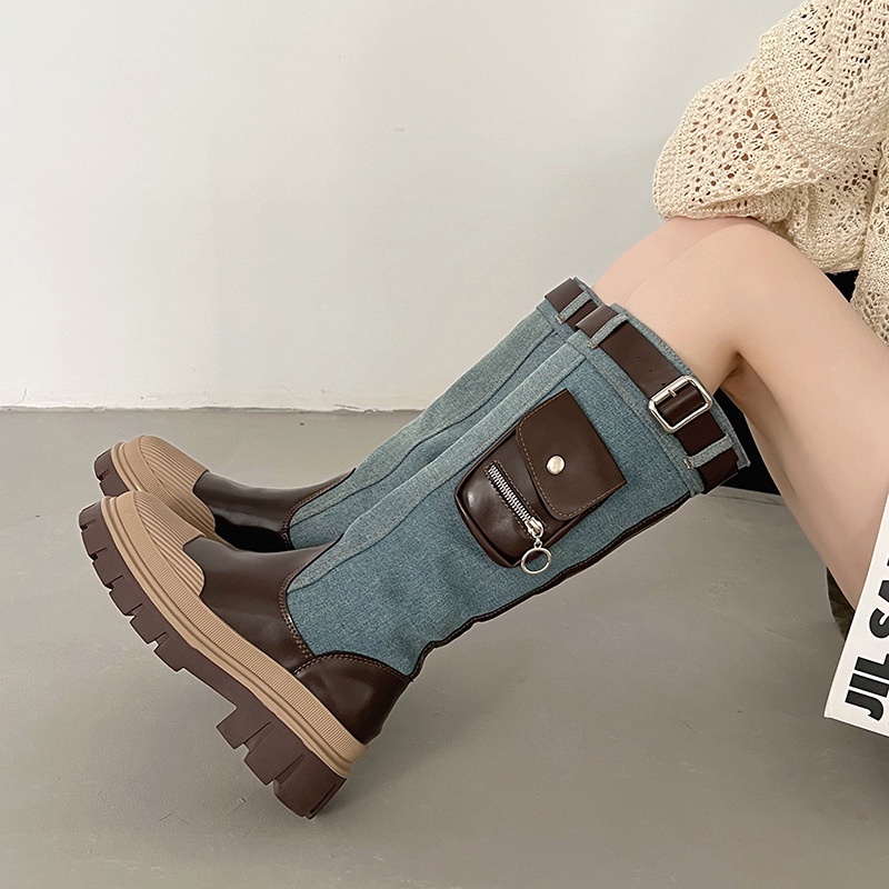 Giày Boot Phong Cách Trẻ Trung Cá Tính Dành Cho Nữ