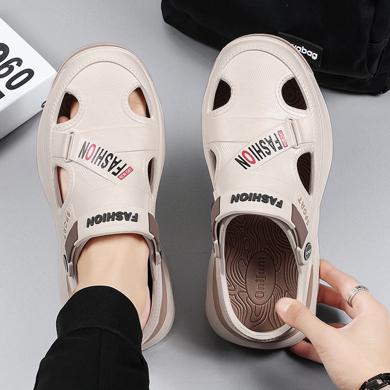 39-46 dép nam xốp dép đi biển nam Dép chống trượt Thời trang tông nam thoáng khí dép nam