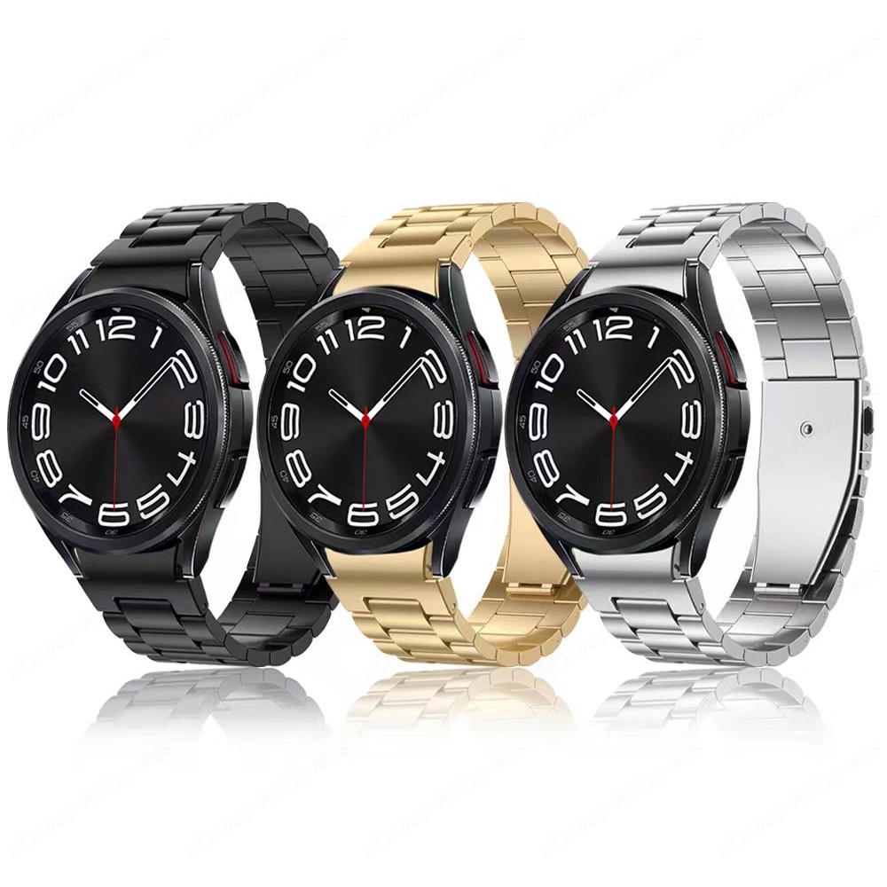 Dây Đeo Inox Dạng Cong Cho Đồng Hồ Thông Minh samsung galaxy watch 6 classic 47 43 44 samsung watch 5 4 40 46 42