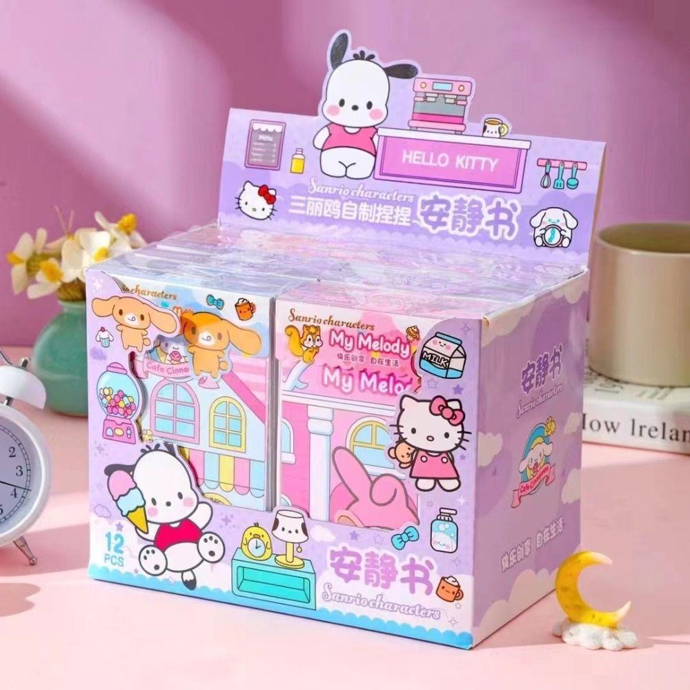 Moco1 kt Sách Hình Dán Mèo kuromi Thủ Công Sáng Tạo Giáo Dục Cho Bé