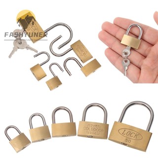 FASHYUNER Ổ khóa đồng mini cho hành lý kèm 2 chìa khóa tiện dụng JANE