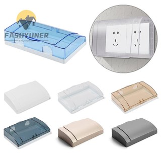 FASHYUNER Hộp Trong Suốt Bảo Vệ Ổ Cắm Điện Chống Thấm Nước 86 Kiểu