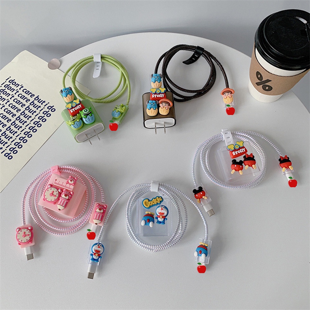 Hoạt Hình Phụ Kiện Bảo Vệ Dây Cáp Sạc Cho iphone 18 / 20w