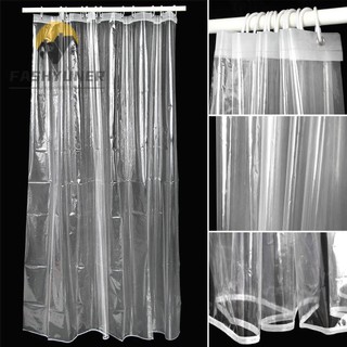 FASHYUNER Rèm Tắm Bằng Nhựa Trong Suốt Chống Thấm Nước