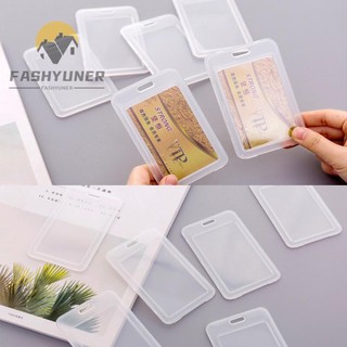 FASHYUNER Bao đựng thẻ bằng nhựa trong suốt chống trộm tiện dụng