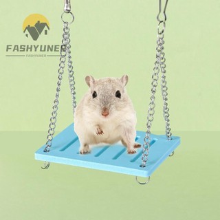 FASHYUNER Cầu Gỗ Đồ Chơi Cho Chuột Hamster Nhiều Màu Sắc Đáng Yêu