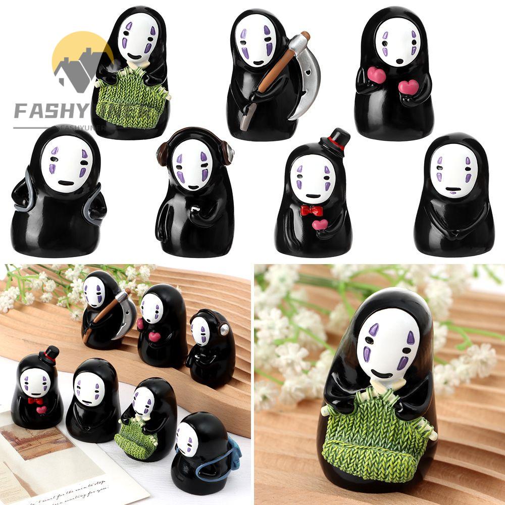 FASHYUNER Đồ chơi mô hình nhân vật Vô Diện trang trí độc đáo