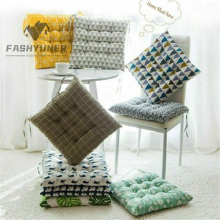 Đệm lót ghế ngồi WUWOWU chất liệu vải lanh cotton cỡ 40*40cm
