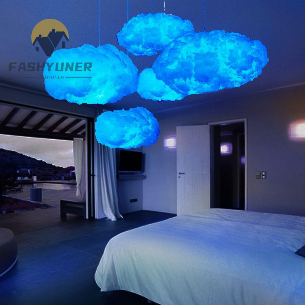FASHYUNER Đèn Ngủ Cotton Hình Đám Mây Dùng Trang Trí Phòng Ngủ Cho Trẻ Mới